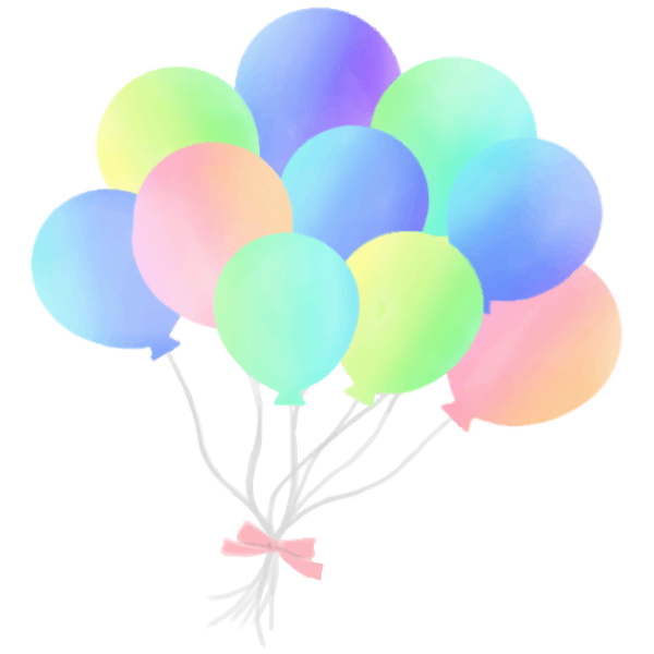風船のイラスト